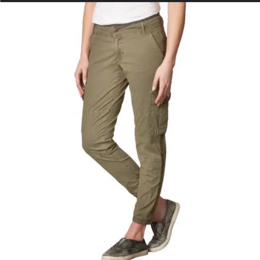 Prana Pant Stretch Brown Women’s organic cotton Sz 4‎